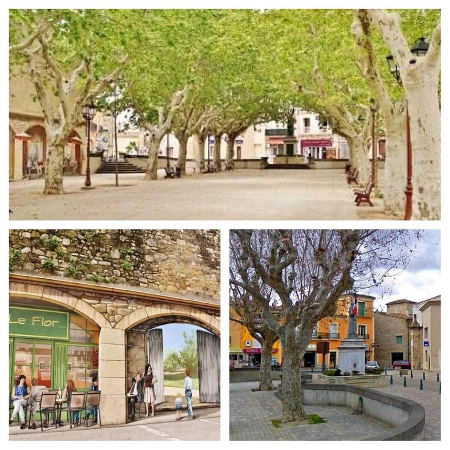 Charmant T2 Tout Confort Au Centre Du Village ! Florensac Buitenkant foto